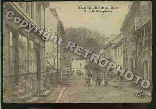 Ville de BEAUCOURT Carte postale ancienne